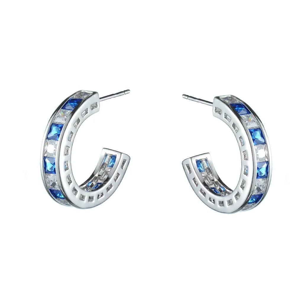 Women's Cubic Zirconia Hoop Earring