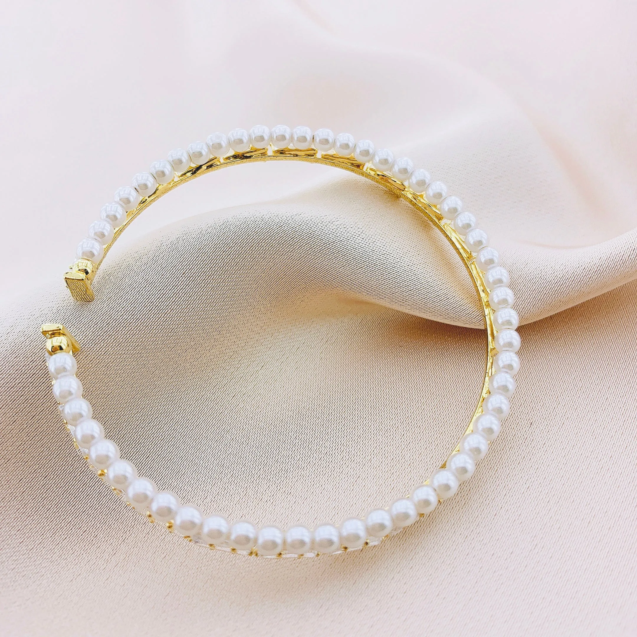 Women's Fashion Beads Gemstone Bangle