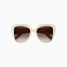 Women's GG Logo Square Frame Sunglasses