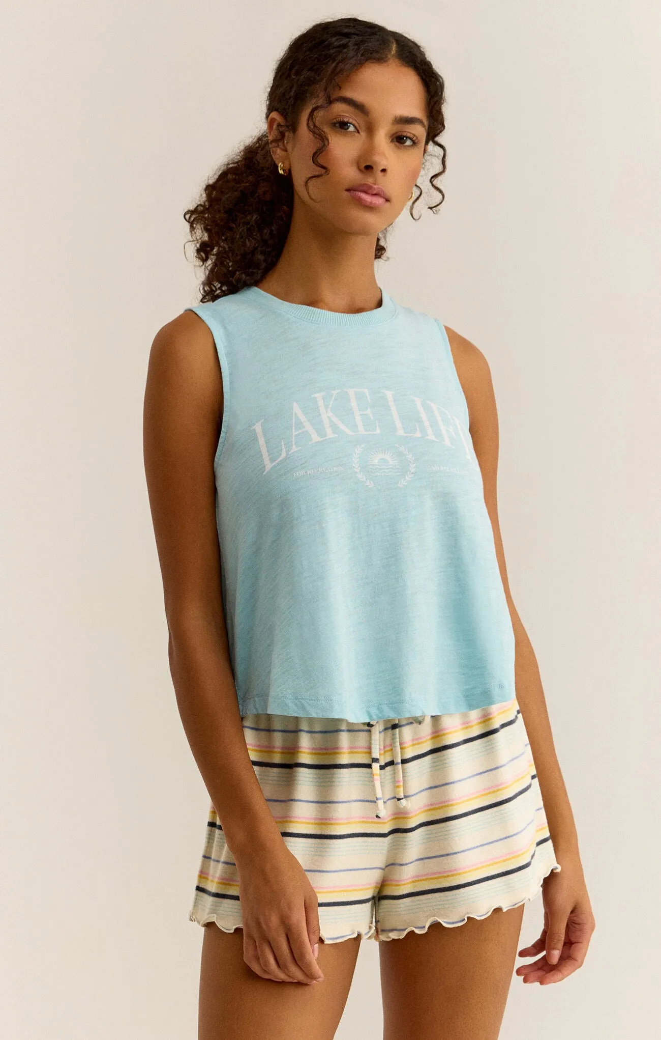 Z Supply Kayla Lake Life Tank - Oceania